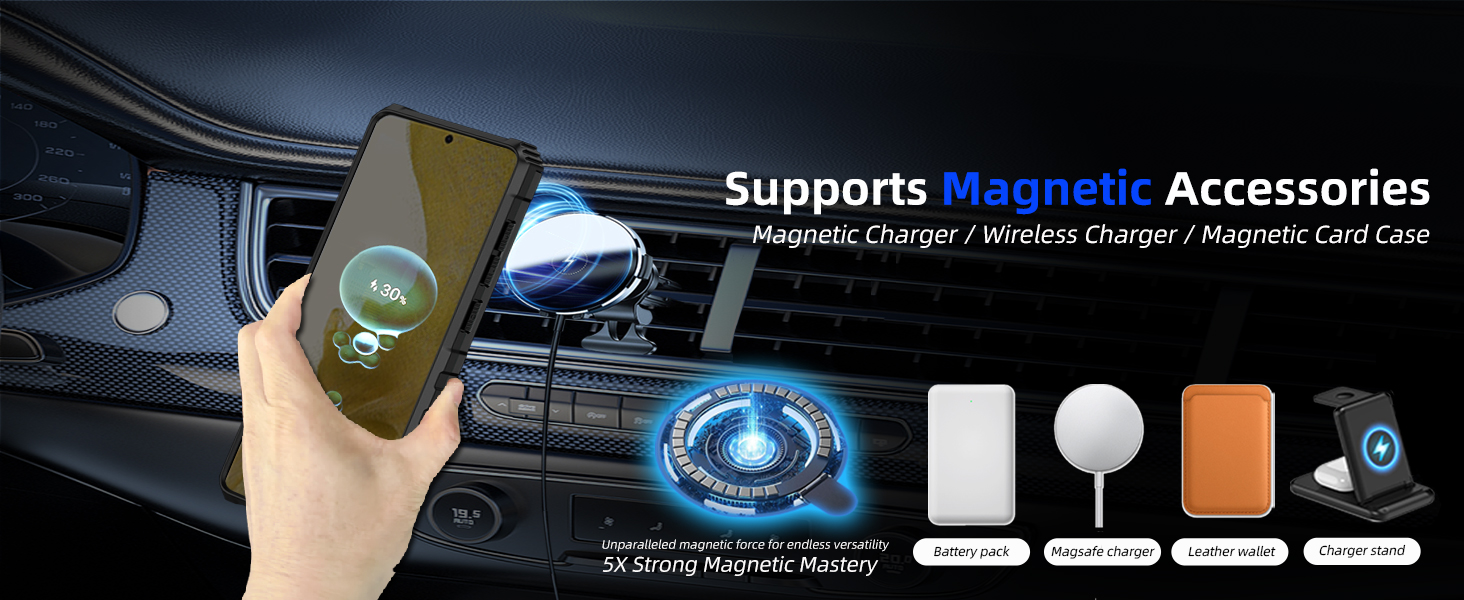 FRLMOOES for Samsung Galaxy S22 Plus Case Compatible