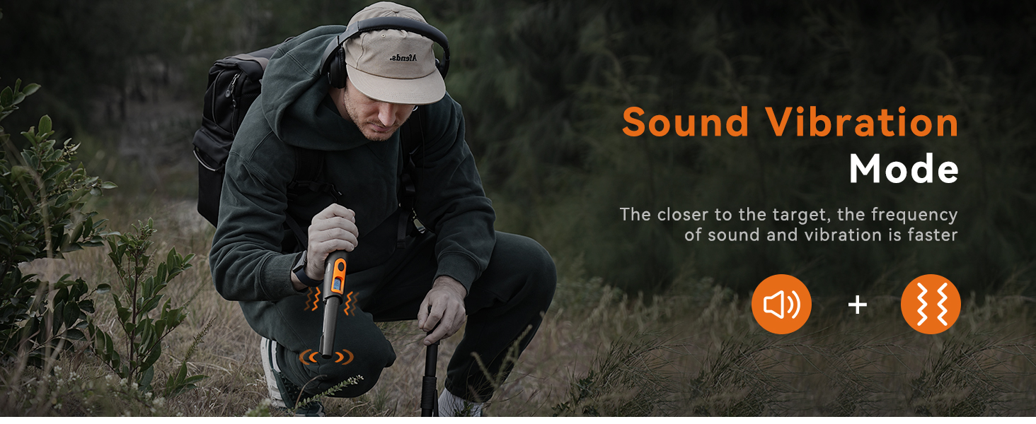 SUNPOW Metal Detector Pinpointer for Adults Kids, IP68 Fully Waterproof