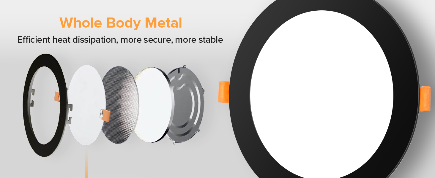 recessed lighting black