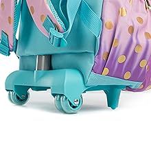17" Rolling Backpack for Girls