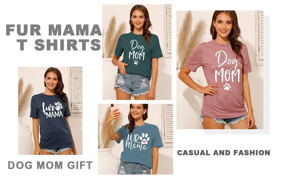 Dog Mom T Shirts