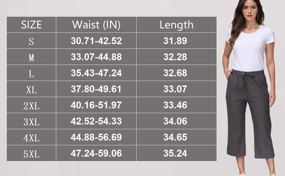petite capris for women petite length linen capri pants for women