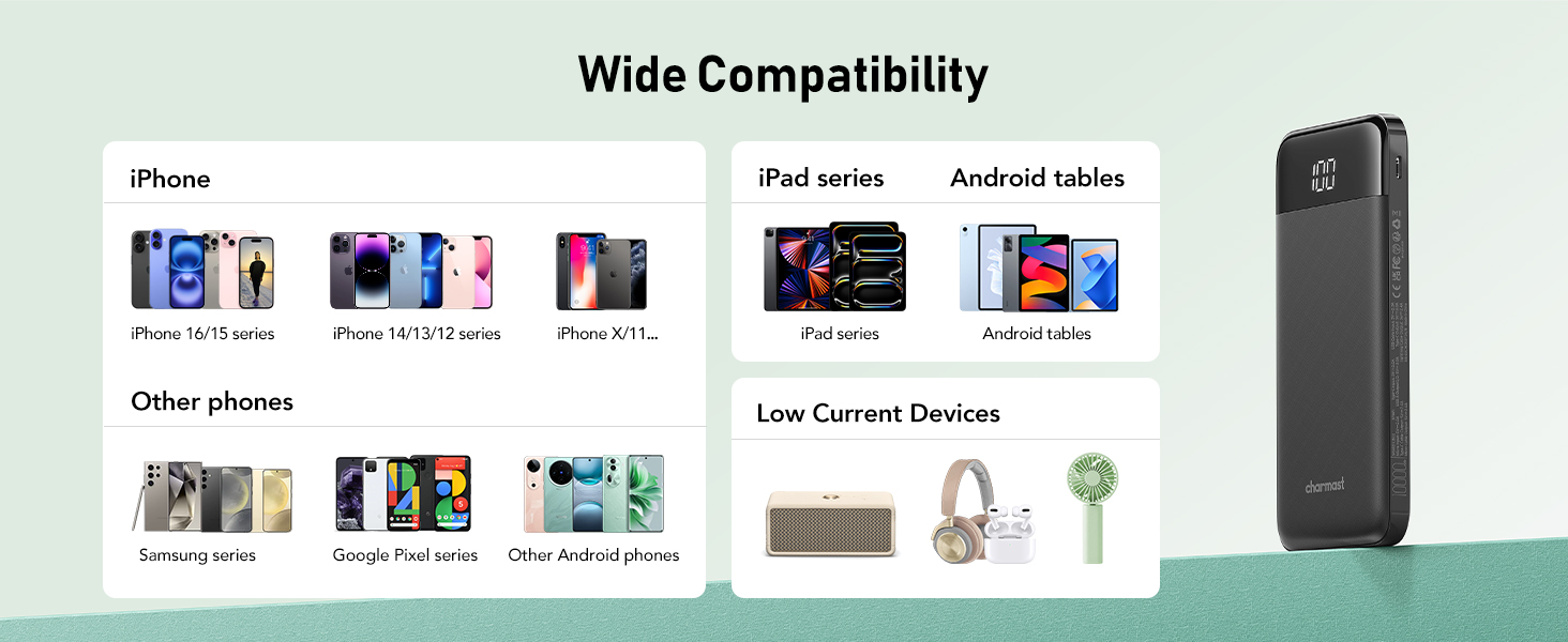 WIDE COMPATIBILITY