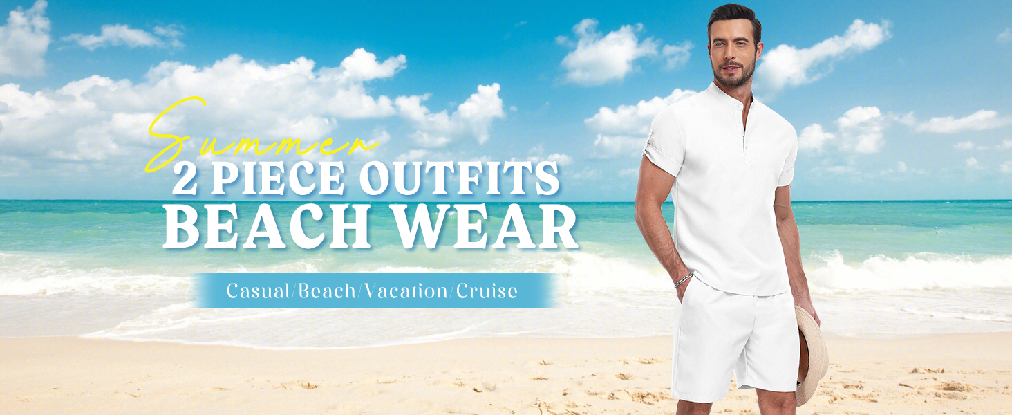 Mens 2 Piece Outfits Sets