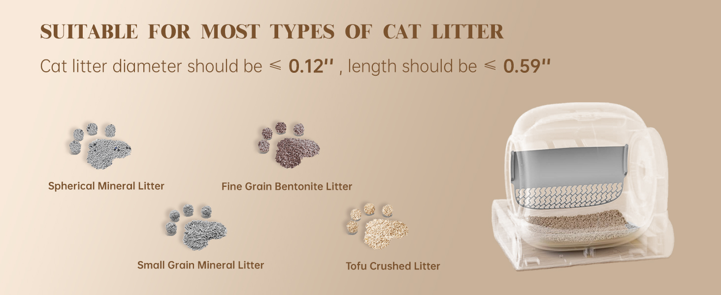 NBBX Self Cleaning Cat Litter Box, Automatic Smart Kitty