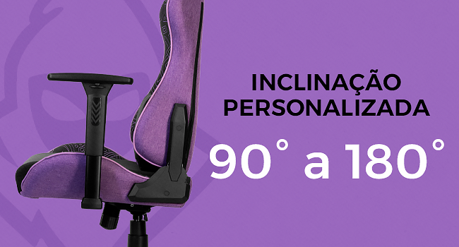 Cadeira Gamer Mancer Tyr C Preto e Roxo