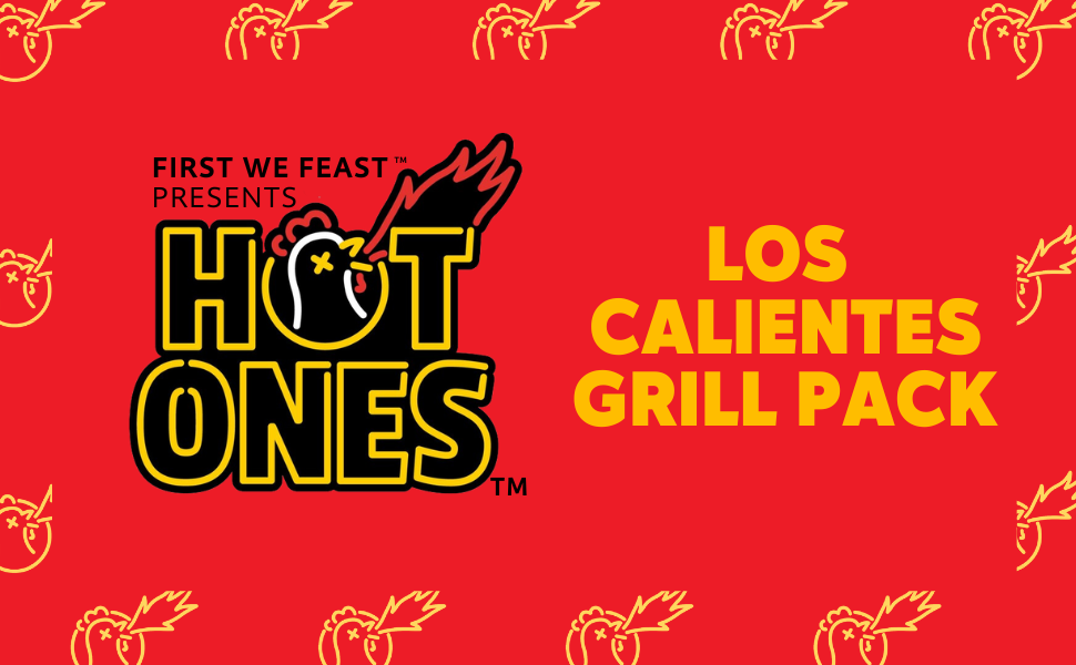 Hot Ones Los Calientes Grill Pack, Perfect Mild Seasonings