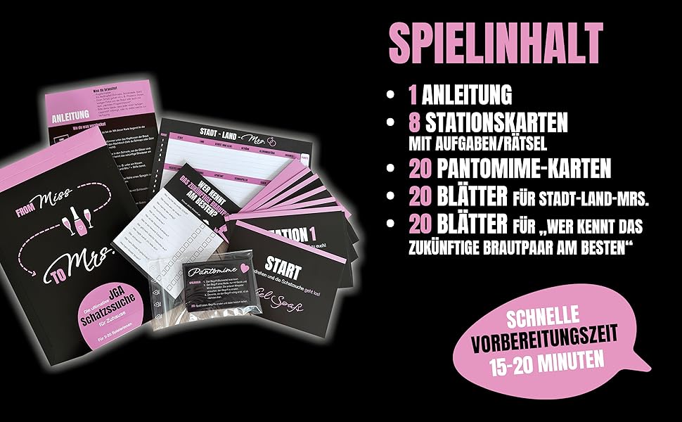 Stadt Land Fluss, Stadt Land braut, Stadt Land mrs, JGA Bingo, JGA Spaß, JGA Ideen