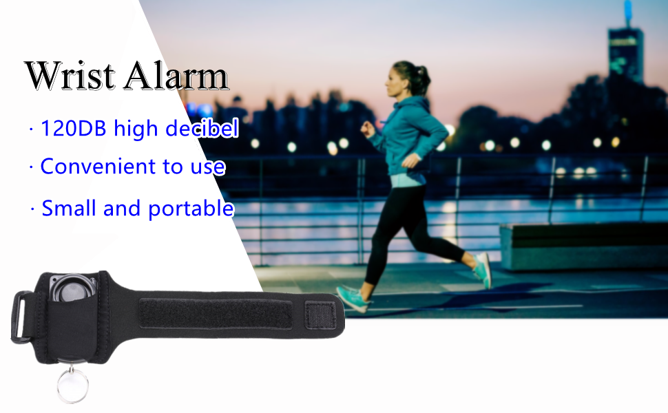 Personal Alarm, 120dB Portable Emergency Alarm with Led, Security
