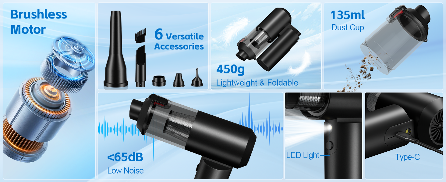 rechargeable car vacuum cordless mini car vacuum cordless cordless car vacuum cleaner high power