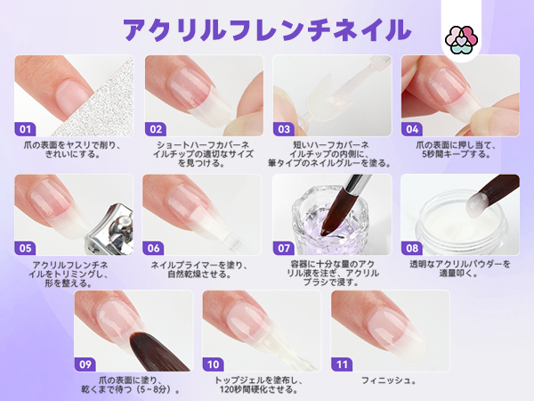 Amazon.co.jp: Saviland アクリルネイルキット アクリルパウダー