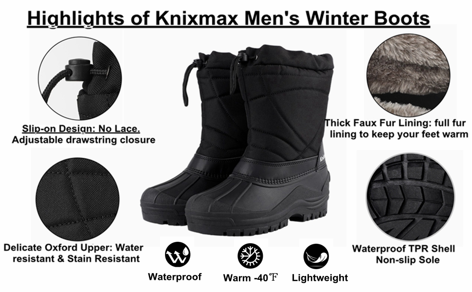 knixmax snow boots
