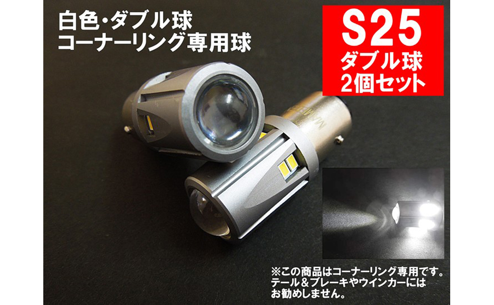 デリカスペースギア ポジションLED オートフラッグスS25 ダブル 2個セット デリカスペースギア ポジションLED オートフラッグスS25 ダブル