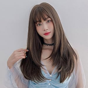 Amazon.com : 7JHH WIGS Hair Dye Wig for Women Synthetic Hair