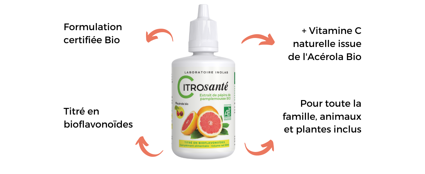 Extrait de pépins de pamplemousse