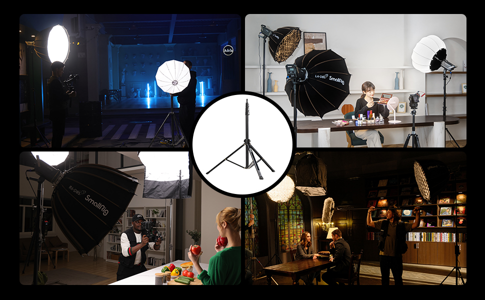 SMALLRIG RAS200 Light Stand for Photography 78.7"/6.6ft