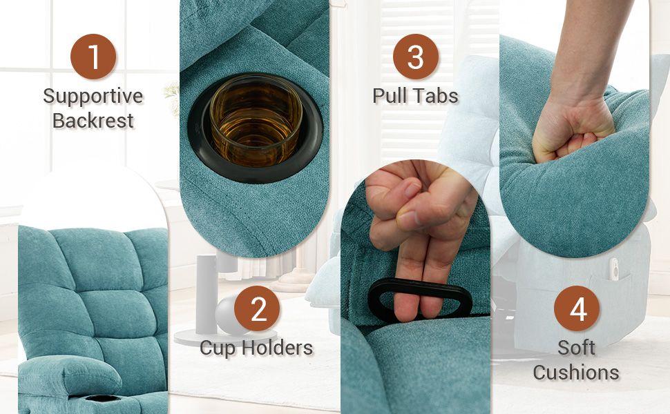 Swivel Rocker Recliner Chair