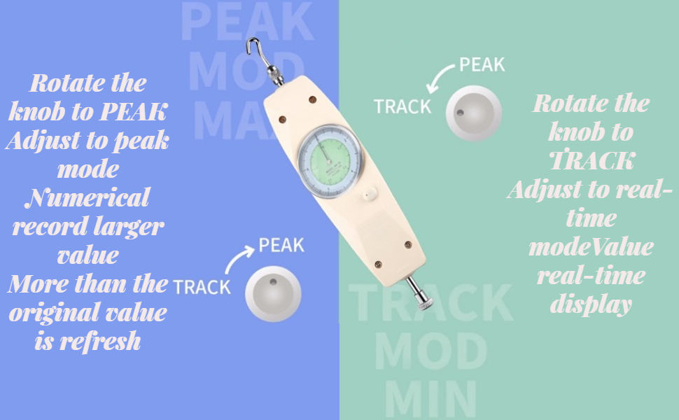 Hilitand NK200 Force Gauge, Analog PushPull Force Gauge, Force Gauge