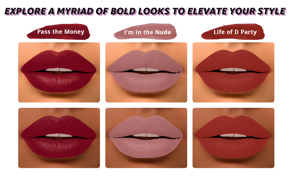 Intense matte lip velvet, liquid matte lipstick, lip stain