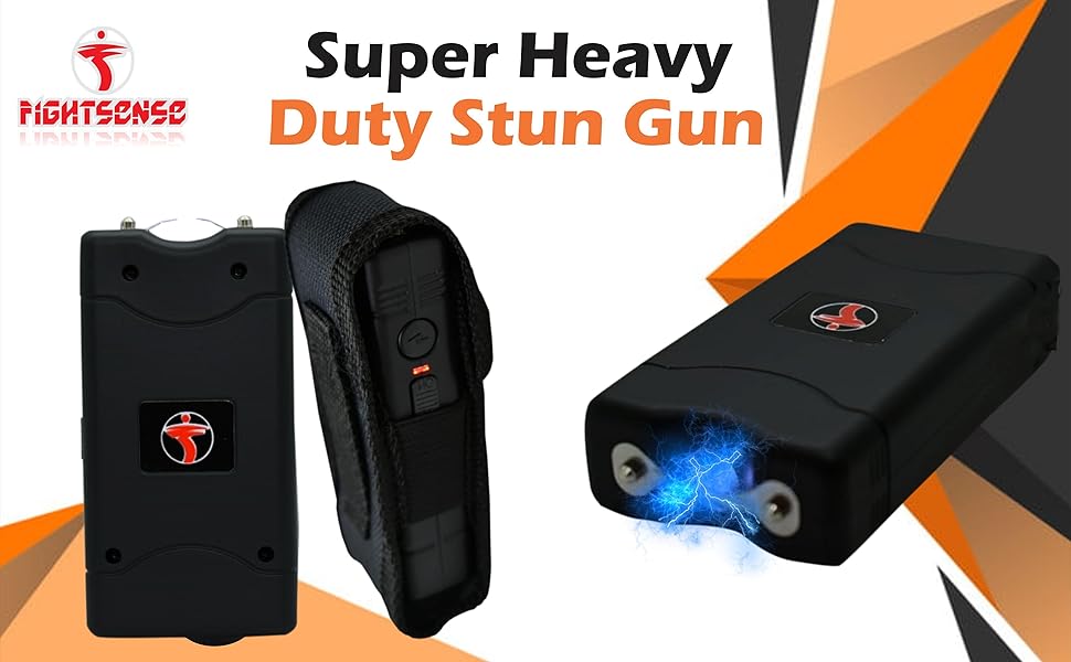 FIGHTSENSE Super Heavy Duty Stun Gun for Self Defense with