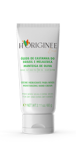 H'originée Brasil Creme Hidratante para os Pés, Remove Rachaduras e Repara Calcanhares Danificados, Vegano - 60g