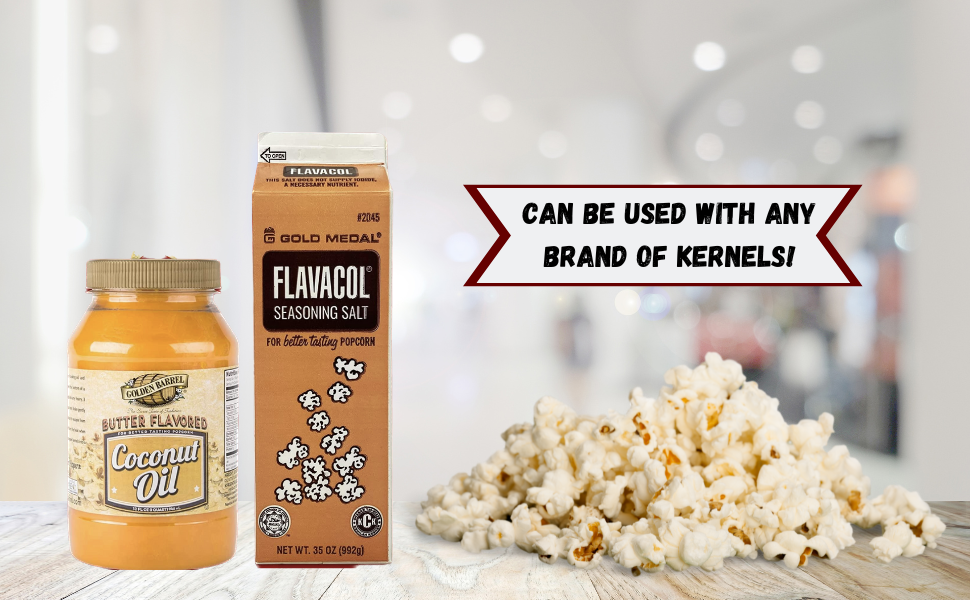 The Theater Popcorn Kit Flavacol popcorn seasoning salt