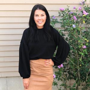 Loose Drop Shoulder Long Lantern Sleeve Round Neck Fashion Pullover Knit Sweater Tops