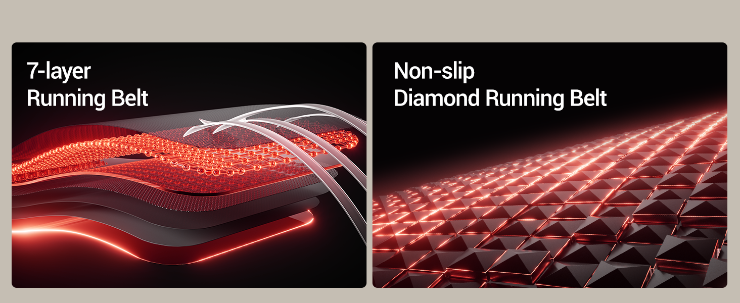 7 layer runnig belt