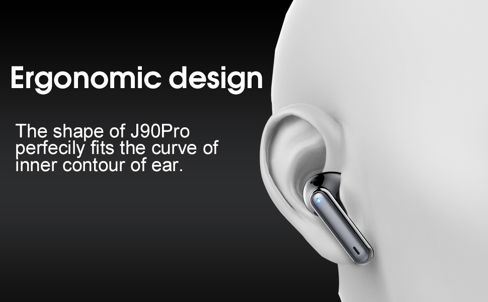 Csasan Wireless Earbuds, Bluetooth 5.3 Headphones HiFi Stereo, 40H Playtime, Wireless Earphones