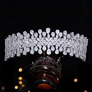 Silver Bridal Crown