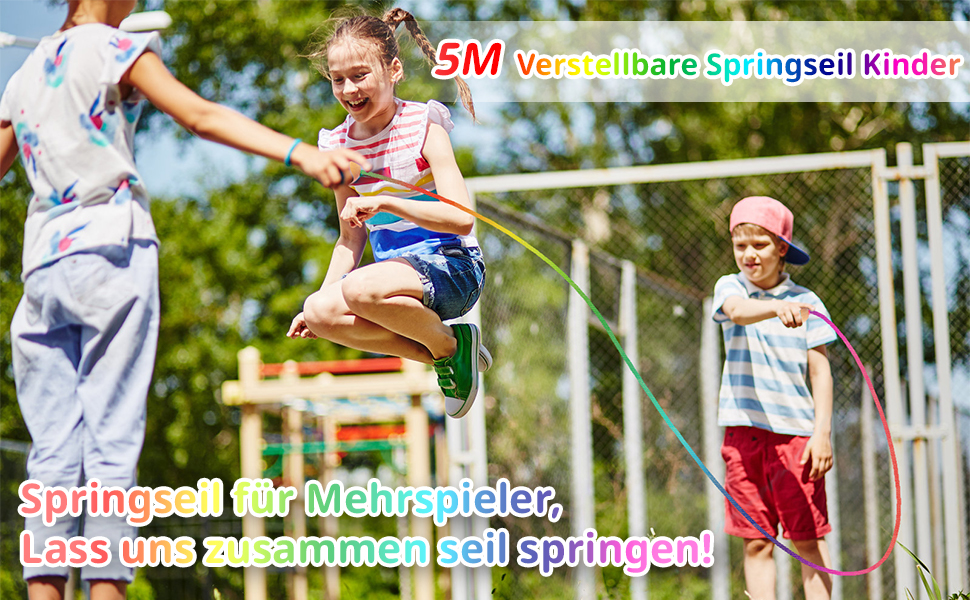 5M Verstellbare Springseil Kinder