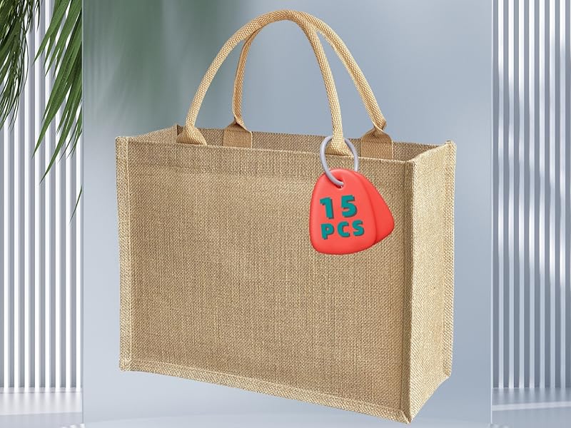 burlap tote bags