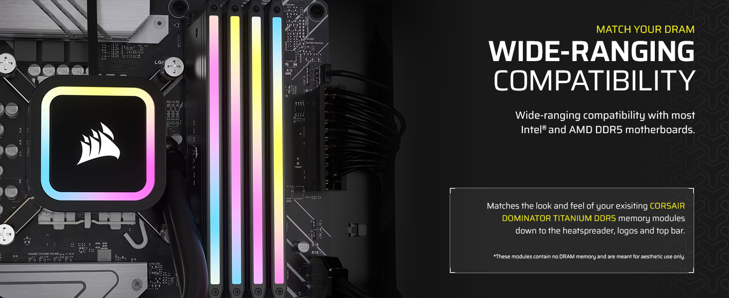 amd compatible; intel compatible; amd DDR5; intel DDR5; computer lighting; PC lighting