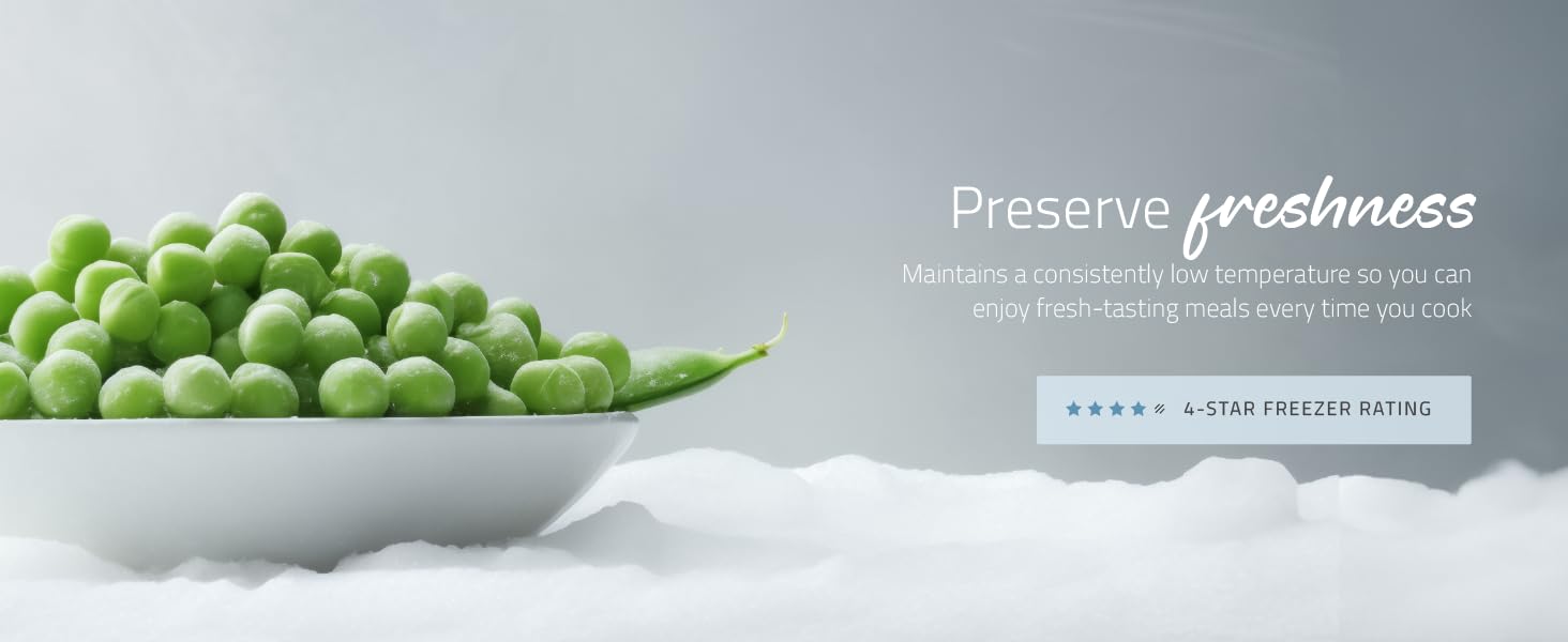 Cookology CTFZ160WH Tall Freestanding Freezer Upright Freezer with