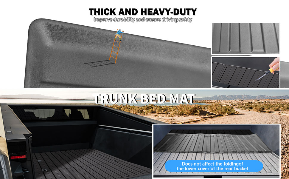 Truck Bed Mat for Cybertruck Accessories