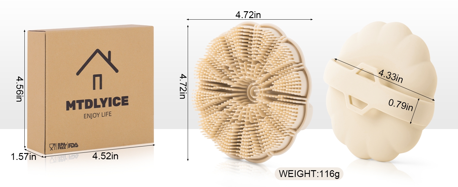 Silicone Body Scrubber