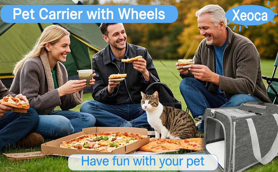 Pet Carrier with Wheels
