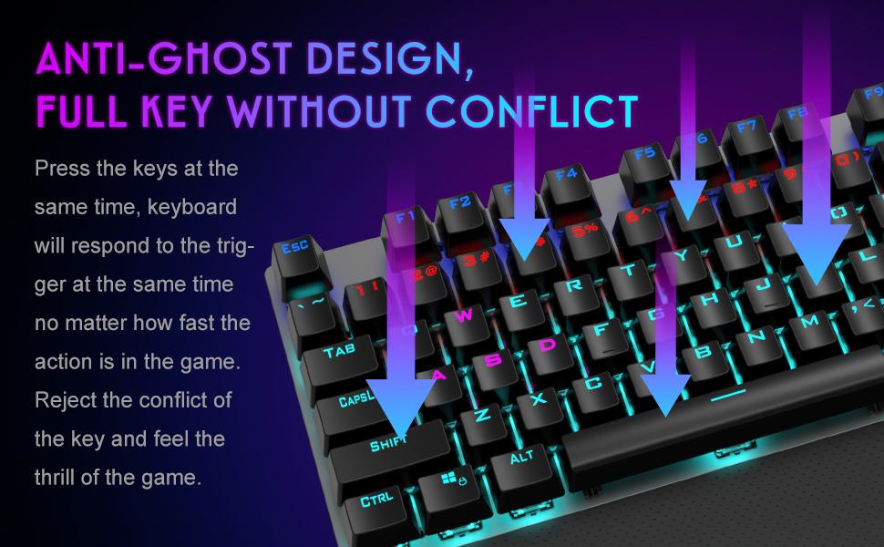 104 Keys Anti-Ghosting