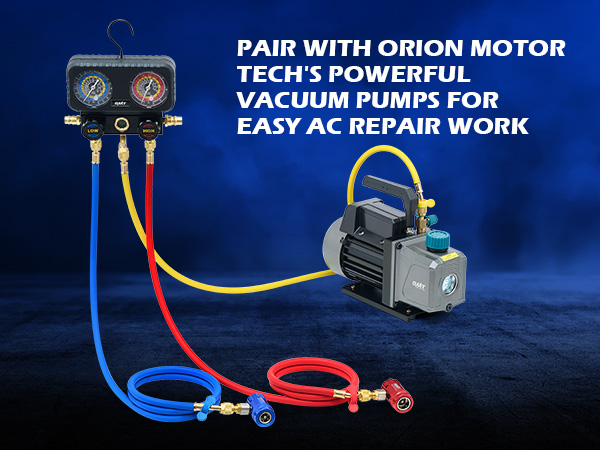 よーへー Amazon.com: Orion Motor Tech AC Gauges, 3 Way Manifold Gauge
