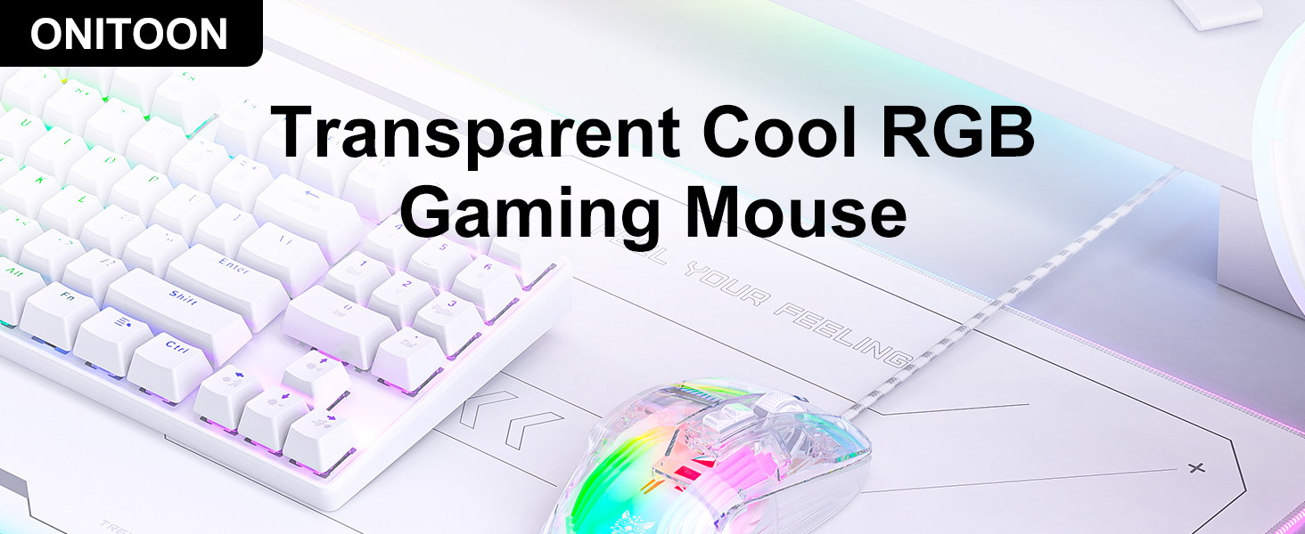 CW923 Gaming Mouse Transparent