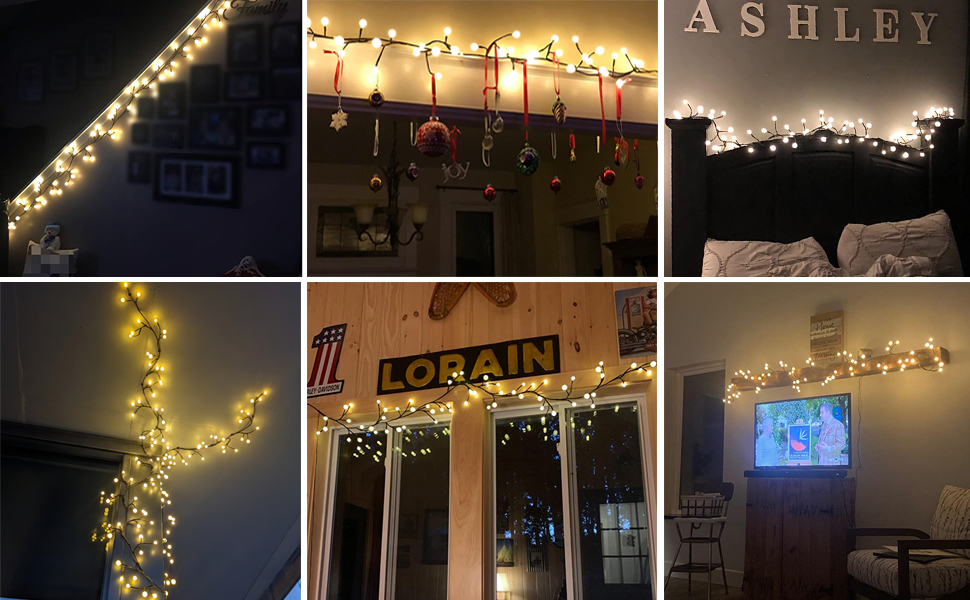 vine lights with remote control