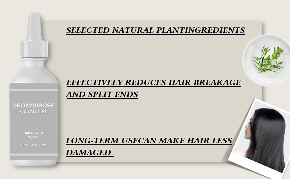 Deoxy Ribose Sugar Hair Growth 60ml