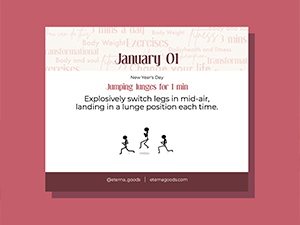 No dates, no problem! Power through daily motivation anytime with this reusable perpetual format.