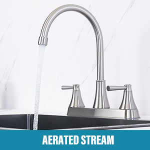 brushed nickel kitchen faucet