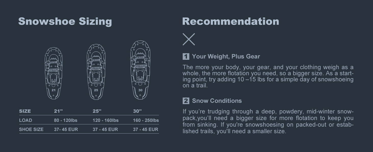 snowshoes