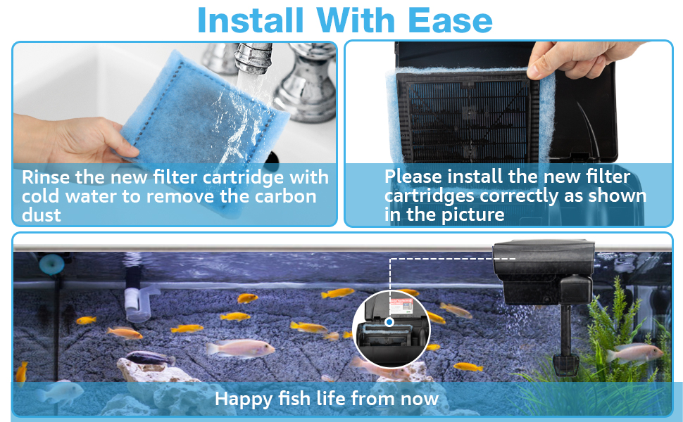 xbbwmrs 12Pack Aquarium Filter Cartridges for Marineland