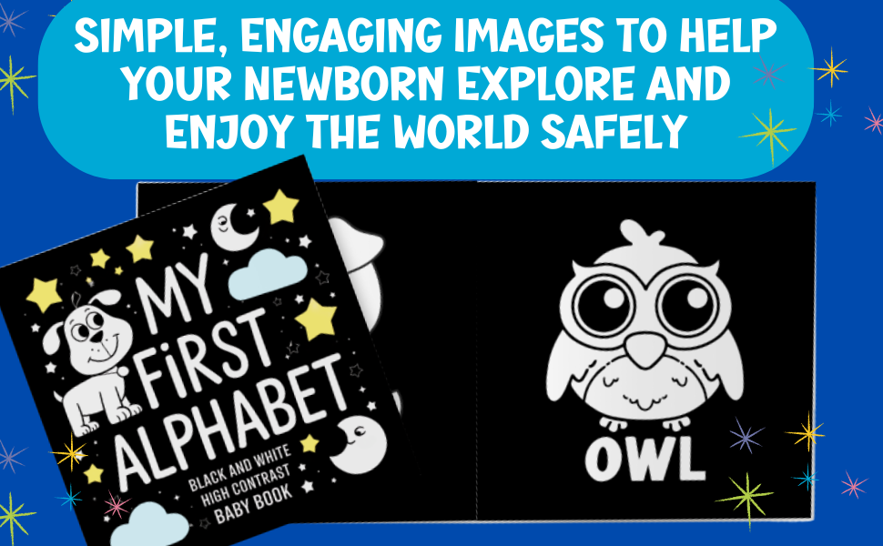Simple engaging images to help your newborn 