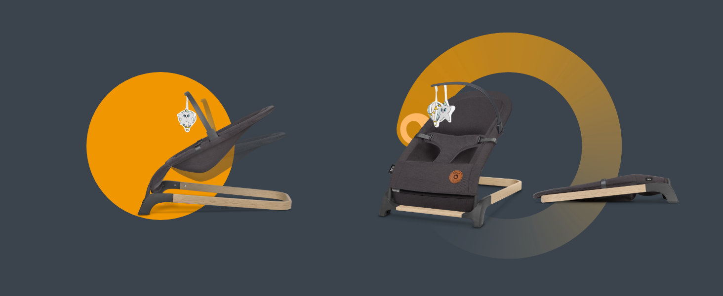 Lionelo June Baby Bouncer for Newborn