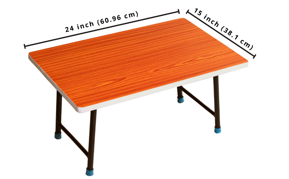 WoodStand Multipurpose Foldable Wooden Table Study Table Bed