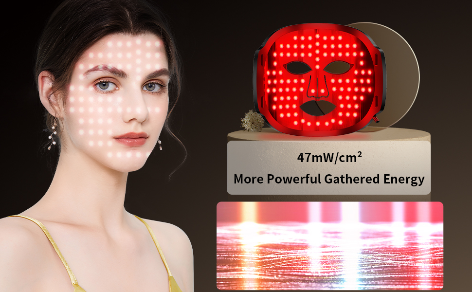 VOFEL Led Face Mask Light Therapy 7 Colors LED Facial Mask